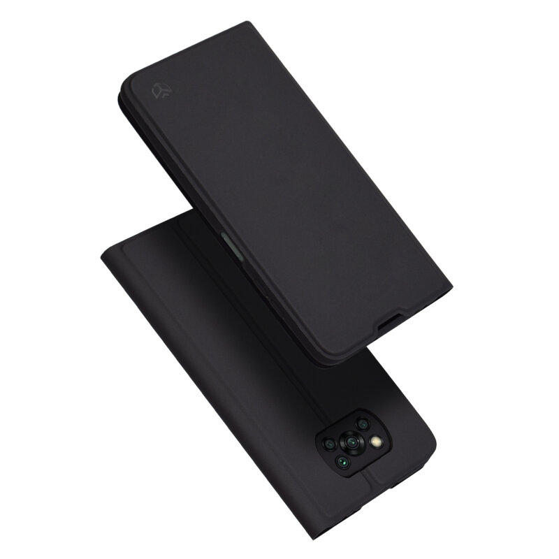 Husa Xiaomi Poco X3 NFC Techsuit Magskin Book, negru