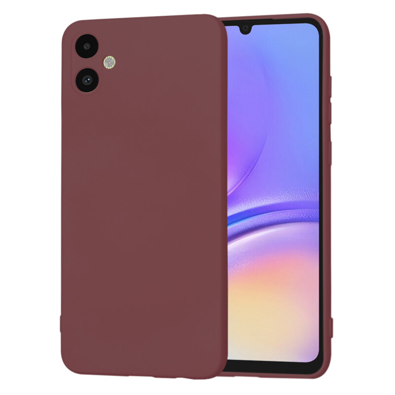 Husa silicon Samsung Galaxy A05 Techsuit SoftFlex, bordo