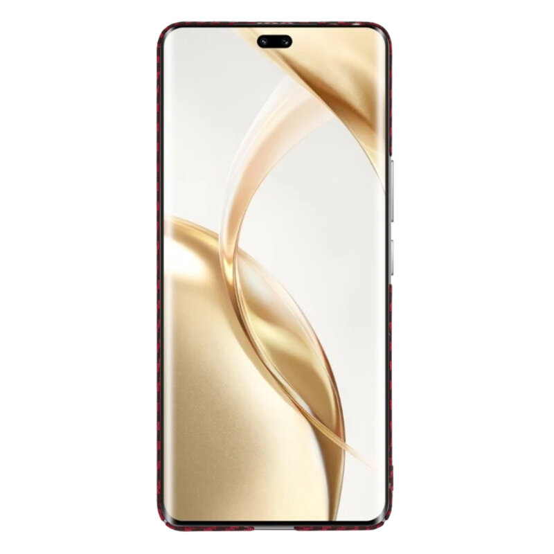 Husa Honor 200 Pro Techsuit Carbonite FiberShell, rosu