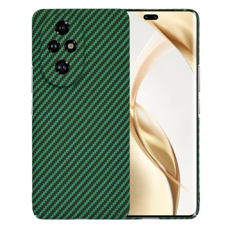 Husa Honor 200 Pro Techsuit Carbonite FiberShell, verde