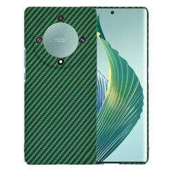 Husa Honor Magic5 Lite Techsuit Carbonite FiberShell, verde