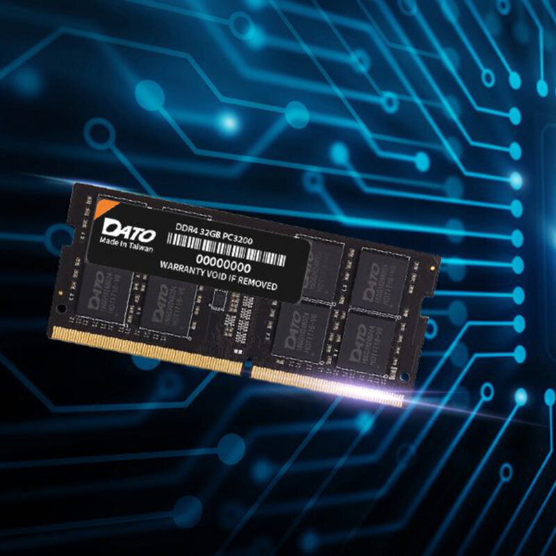 Memorie RAM laptop DDR4, 8GB, 3200MHz Dato, DT8G4DS32, negru