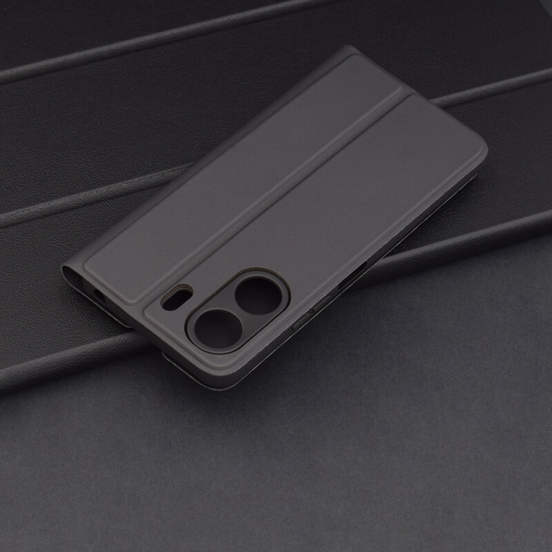 Husa Xiaomi Redmi 13C 4G Techsuit Magskin Book, negru