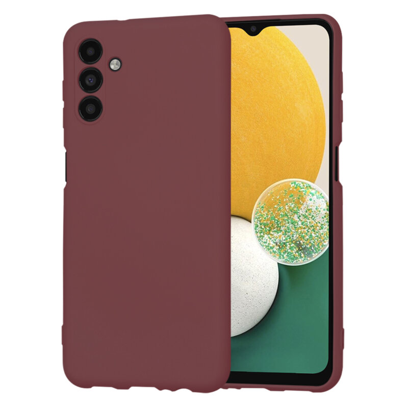Husa silicon Samsung Galaxy A13 5G Techsuit SoftFlex, bordo