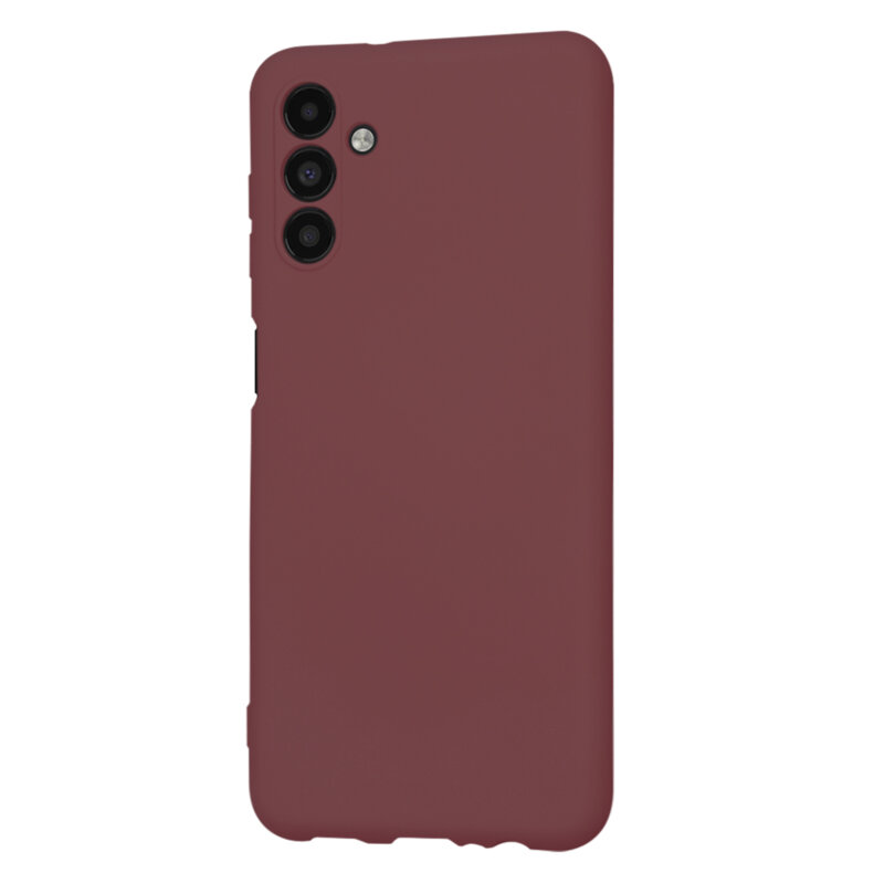 Husa silicon Samsung Galaxy A13 5G Techsuit SoftFlex, bordo