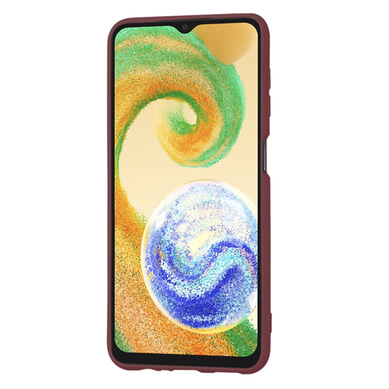 Husa silicon Samsung Galaxy A04S Techsuit SoftFlex, bordo