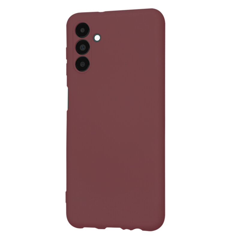 Husa silicon Samsung Galaxy A04S Techsuit SoftFlex, bordo