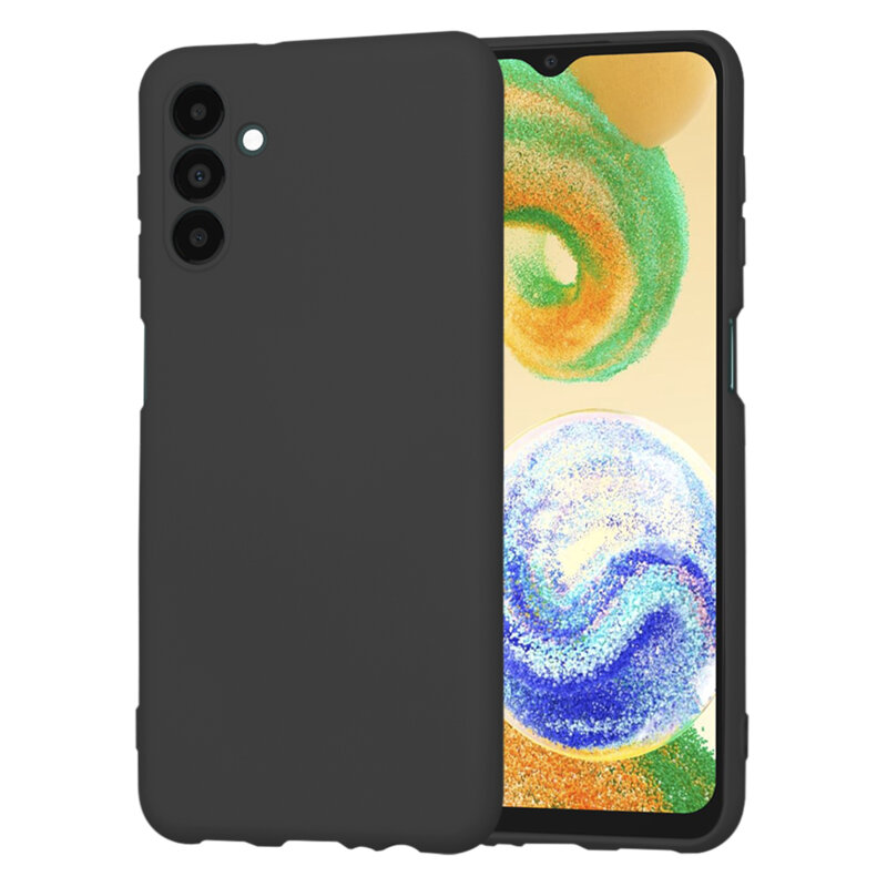 Husa silicon Samsung Galaxy A04S Techsuit SoftFlex, negru