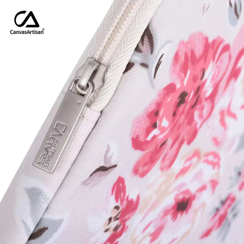 Geanta laptop 13-14 inch CanvasArtisan, alb, H10-B01