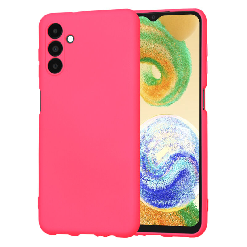 Husa silicon Samsung Galaxy A04S Techsuit SoftFlex, fucsia