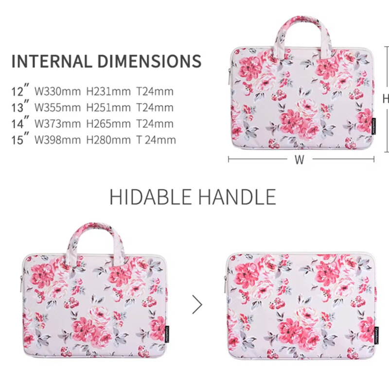 Geanta laptop 15-16 inch CanvasArtisan, alb, H10-B01