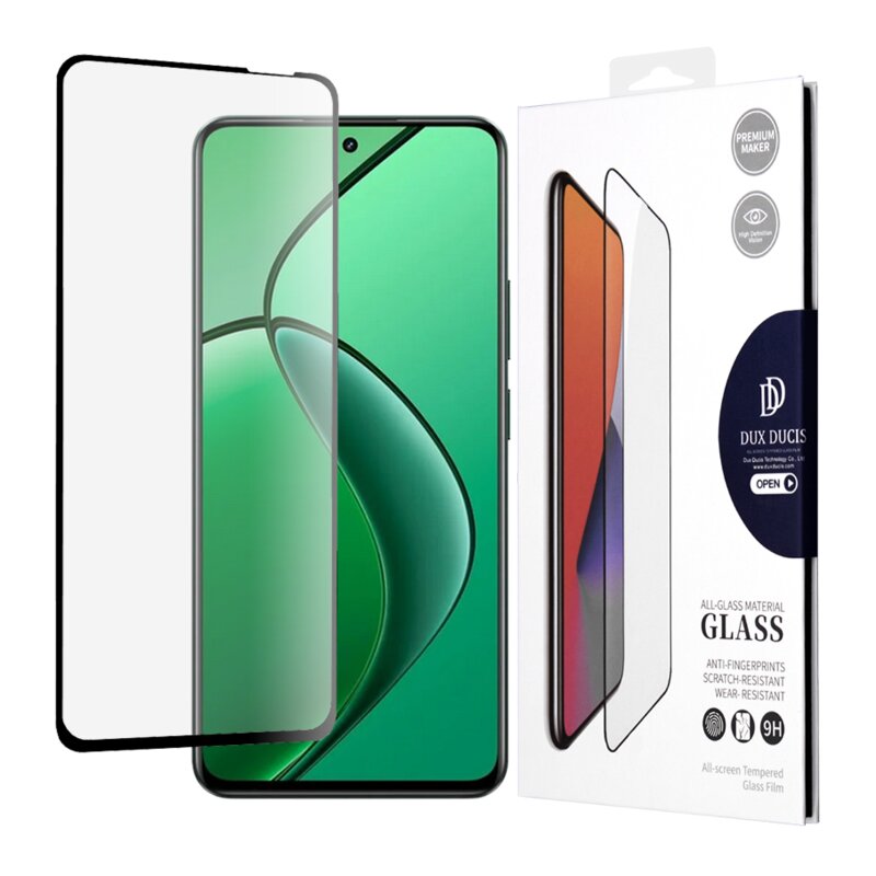 Folie sticla Realme 12 4G Dux Ducis Tempered Glass, negru