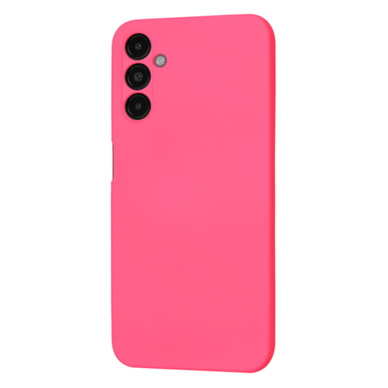 Husa silicon Samsung Galaxy A14 4G Techsuit SoftFlex, fucsia