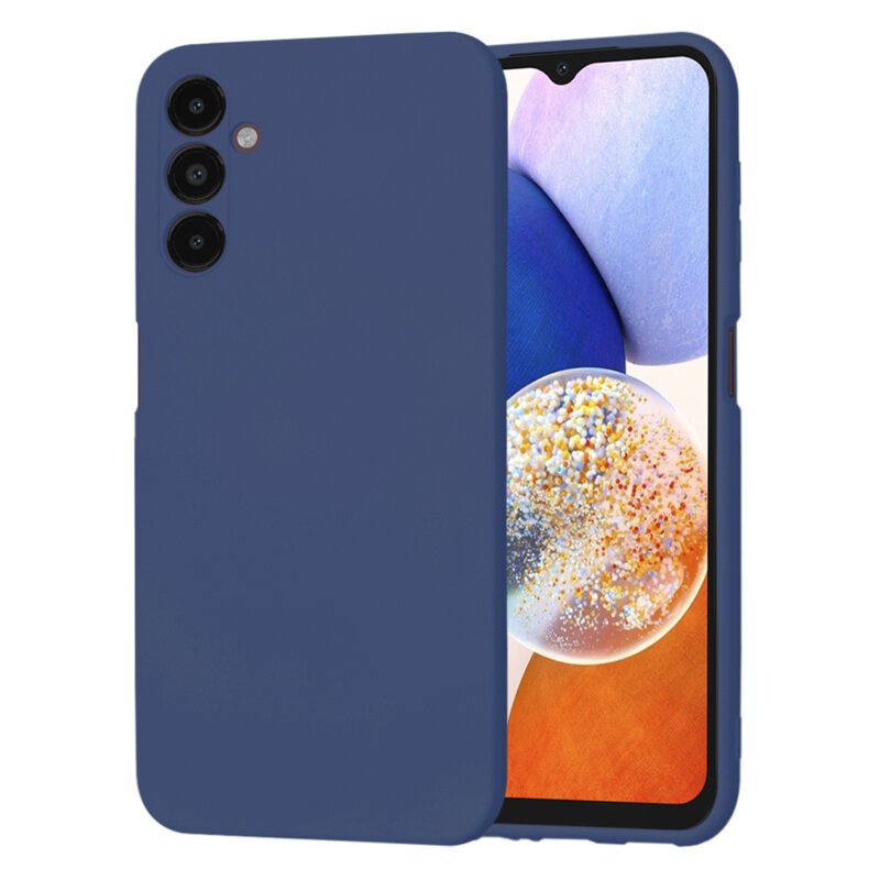 Husa silicon Samsung Galaxy A14 5G Techsuit SoftFlex, bleumarin