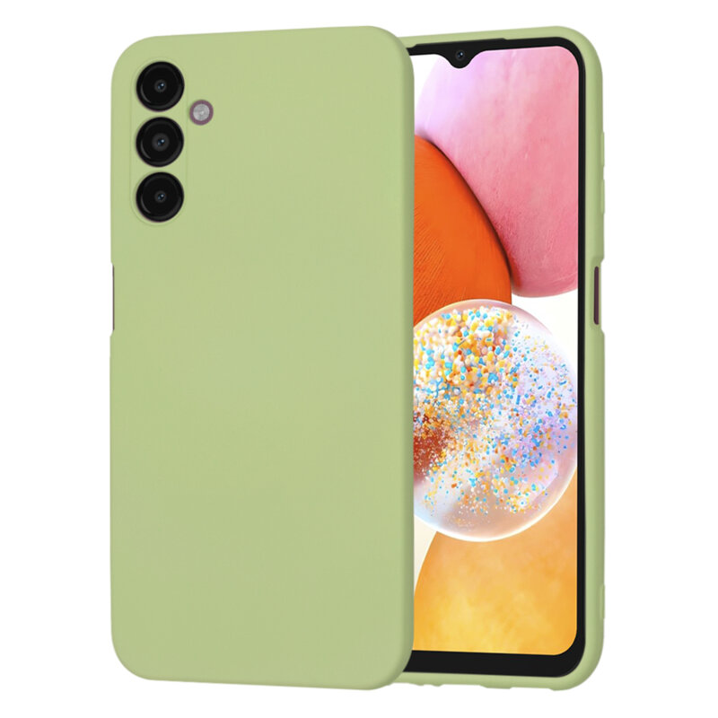 Husa silicon Samsung Galaxy A14 4G Techsuit SoftFlex, verde