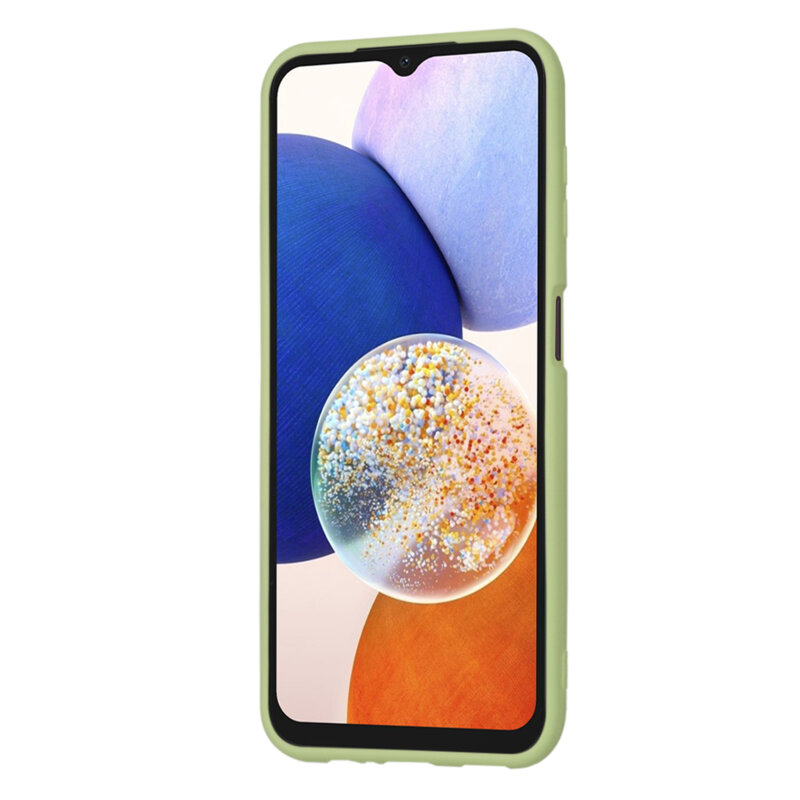 Husa silicon Samsung Galaxy A14 5G Techsuit SoftFlex, verde
