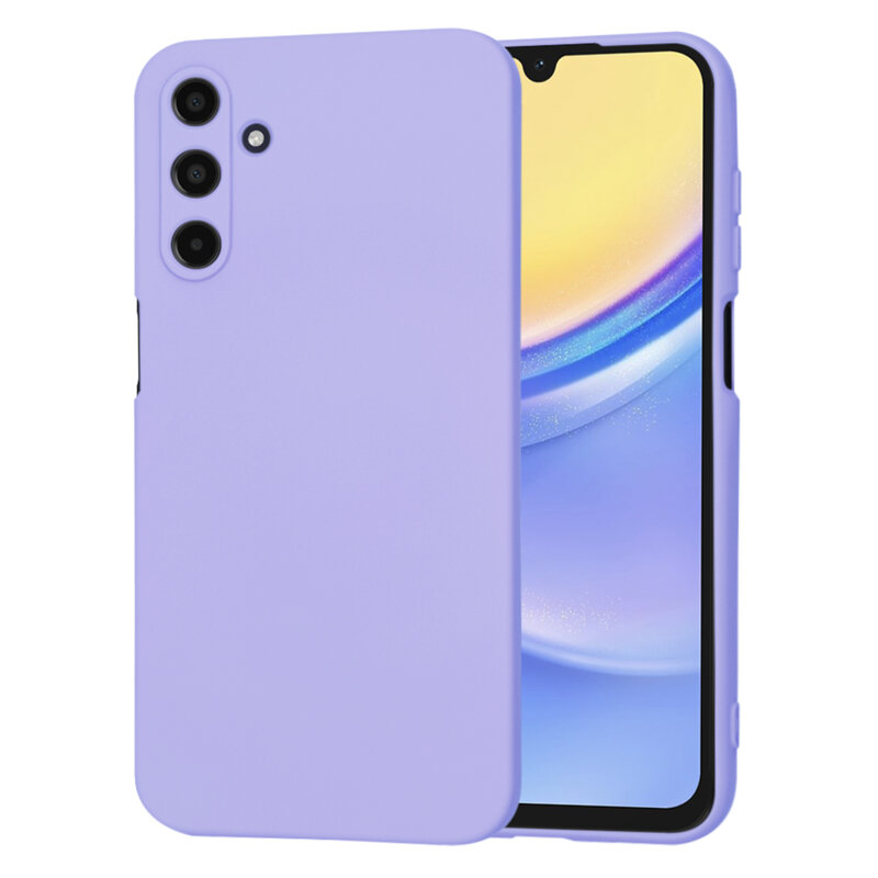 Husa silicon Samsung Galaxy A15 5G Techsuit SoftFlex, violet