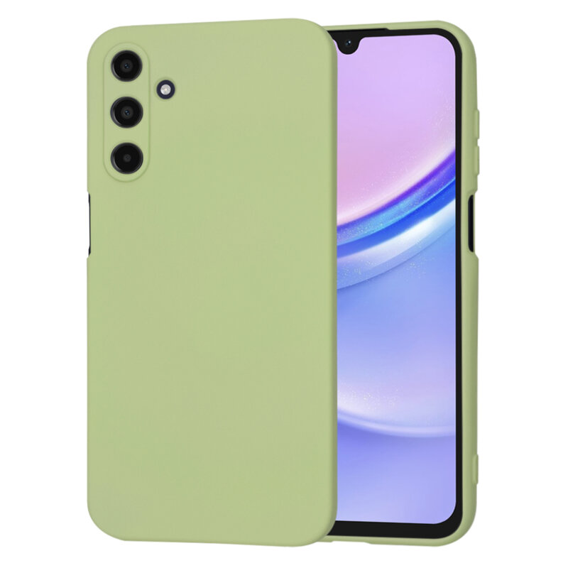 Husa silicon Samsung Galaxy A15 4G Techsuit SoftFlex, verde