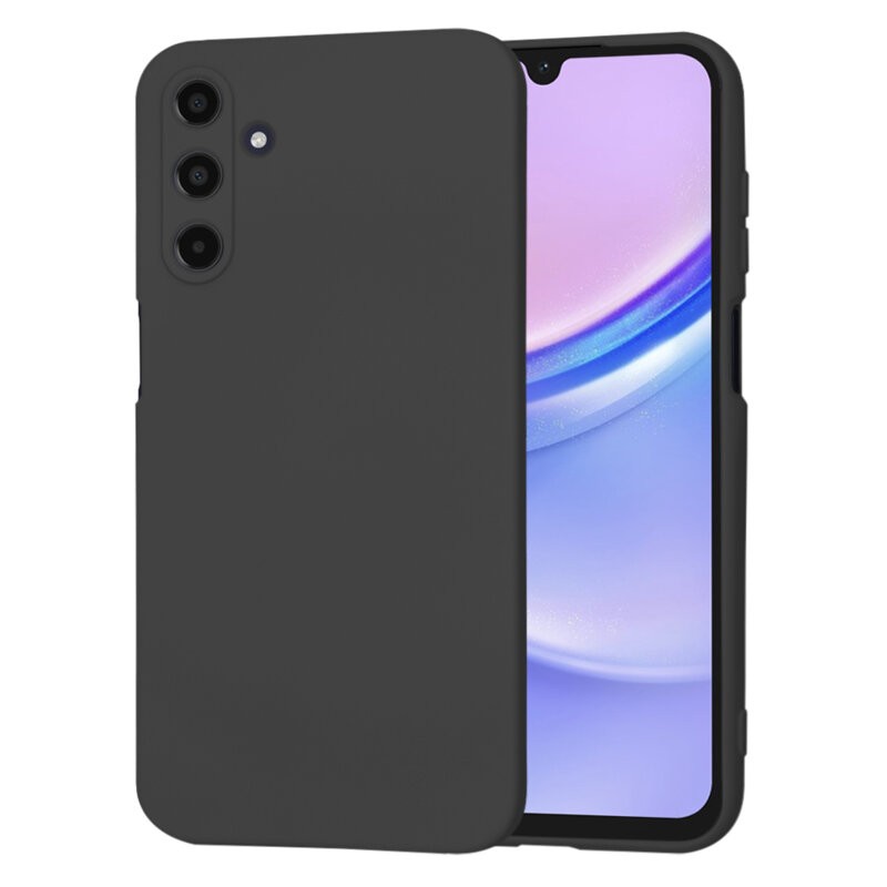 Husa silicon Samsung Galaxy A15 4G Techsuit SoftFlex, negru