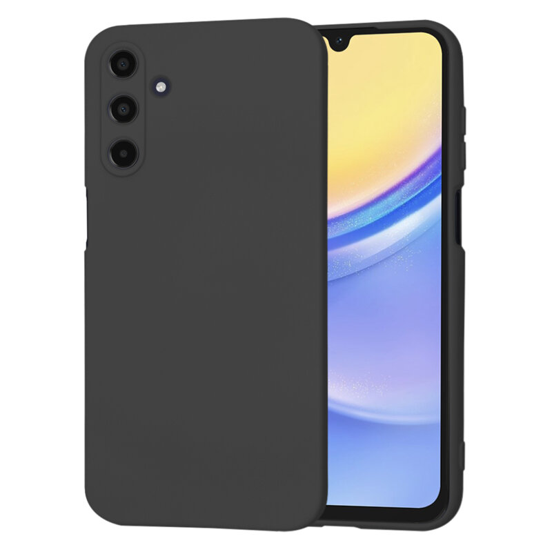 Husa silicon Samsung Galaxy A15 5G Techsuit SoftFlex, negru