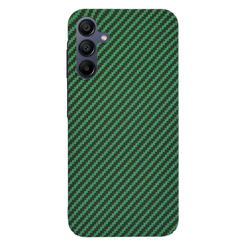 Husa Samsung Galaxy A15 4G Techsuit Carbonite FiberShell, verde