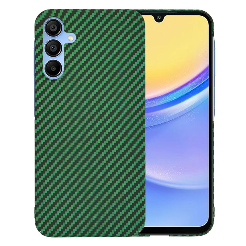 Husa Samsung Galaxy A15 5G Techsuit Carbonite FiberShell, verde