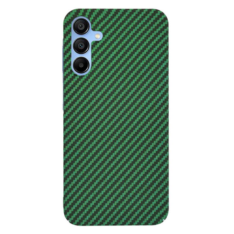 Husa Samsung Galaxy A15 5G Techsuit Carbonite FiberShell, verde