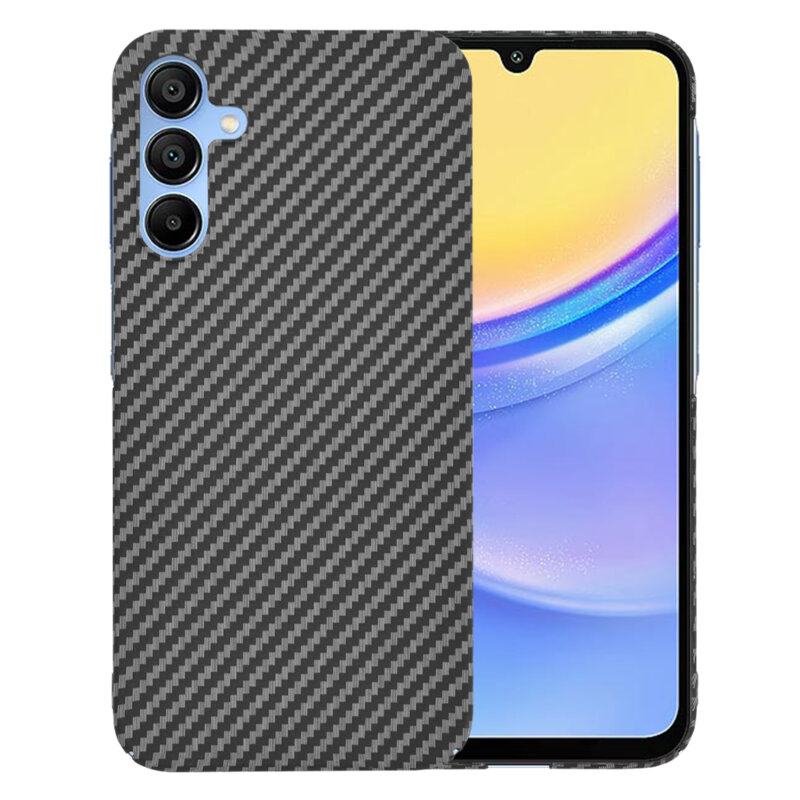 Husa Samsung Galaxy A15 5G Techsuit Carbonite FiberShell, negru