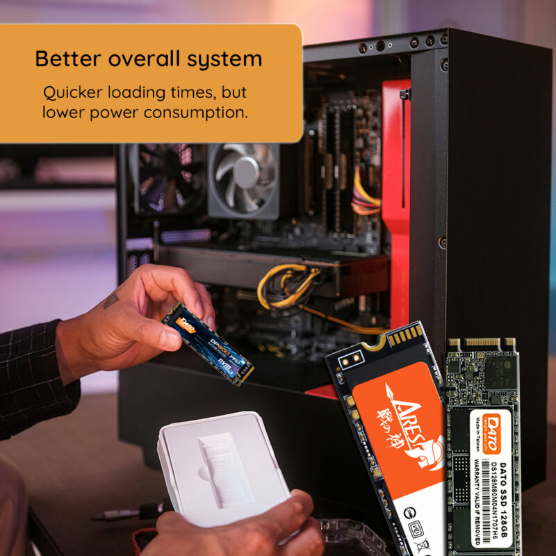 SSD memorie interna 512GB Dato, PCIe Gen3x4, 3300MB/s, DP700