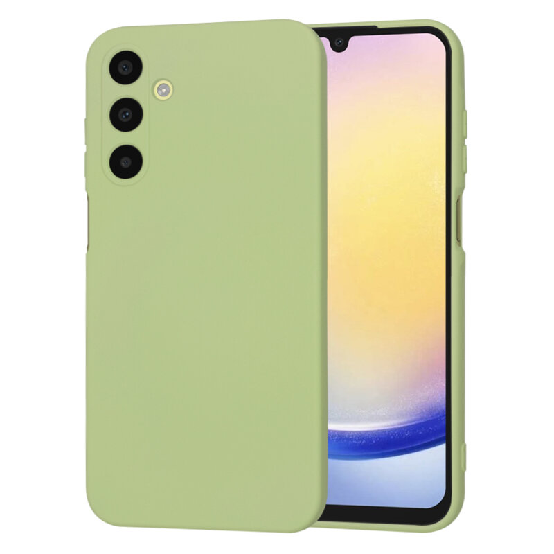 Husa silicon Samsung Galaxy A25 5G Techsuit SoftFlex, verde