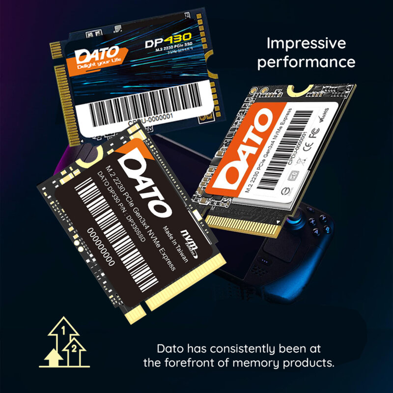 SSD memorie interna 2TB Dato, PCIe Gen5x4, 9300MB/s, DP580-2TB