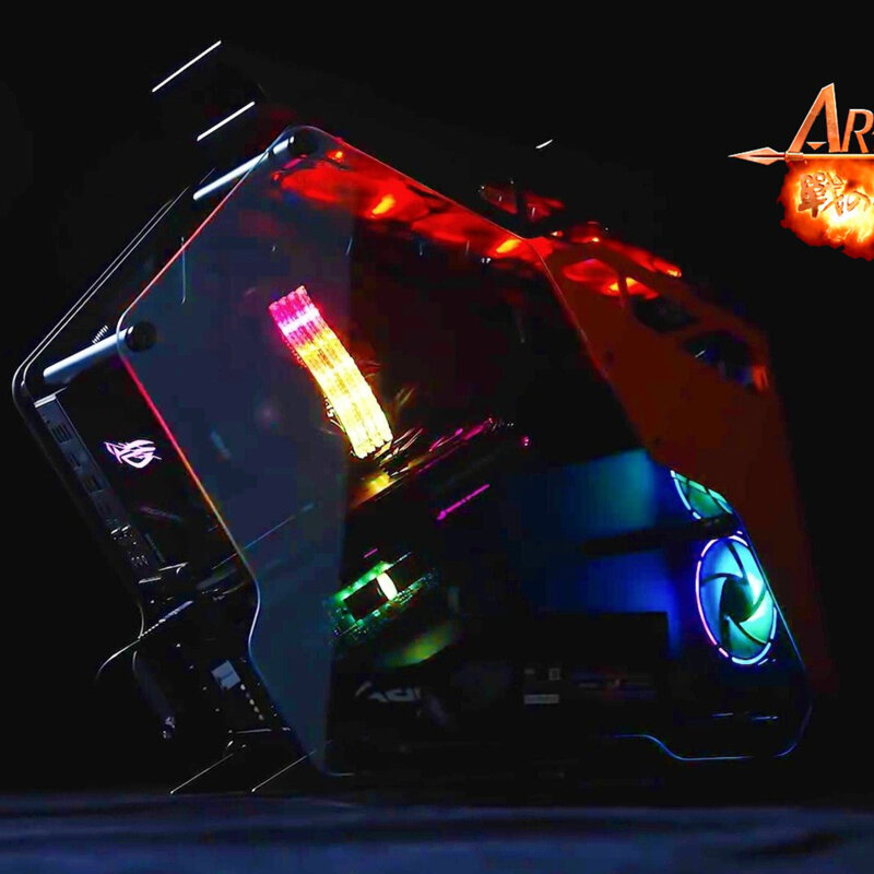 Memorie DDR4 gaming 8GB, 3600MHz, RGB, Dato, AMRGB1G88G36K, negru