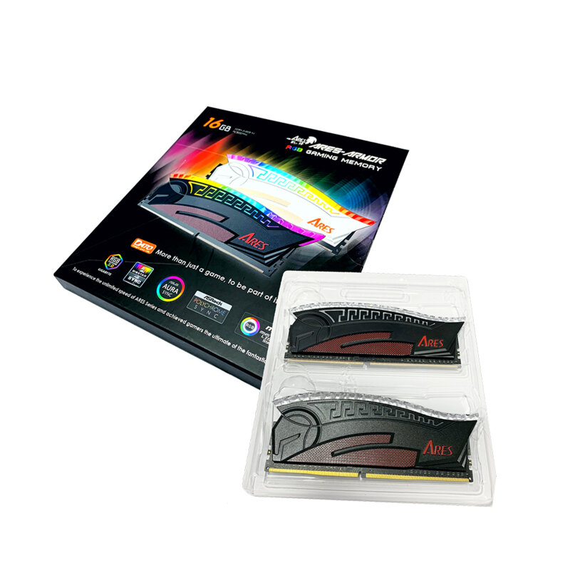 [Kit 2x] Memory Gaming DDR4 16GBx2, 3600MHz Dato, AMRGB16GX232G36K, negru