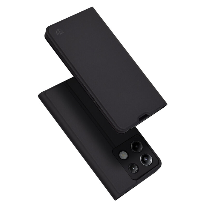 Husa Xiaomi Poco X6 Techsuit Magskin Book, negru