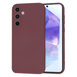 Husa silicon Samsung Galaxy A55 5G Techsuit SoftFlex, bordo