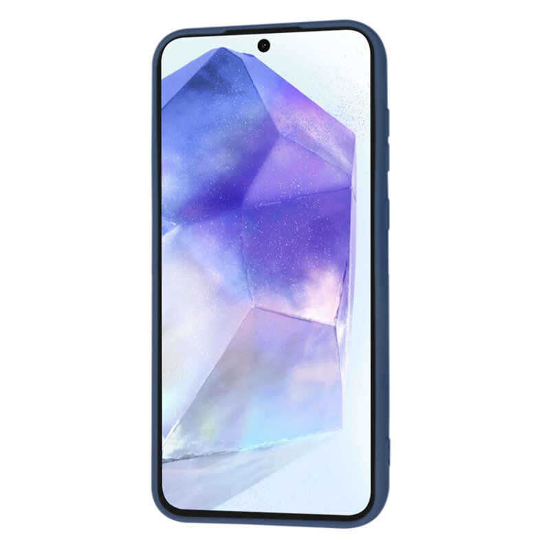 Husa silicon Samsung Galaxy A55 5G Techsuit SoftFlex, bleumarin