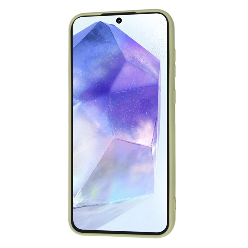 Husa silicon Samsung Galaxy A55 5G Techsuit SoftFlex, verde