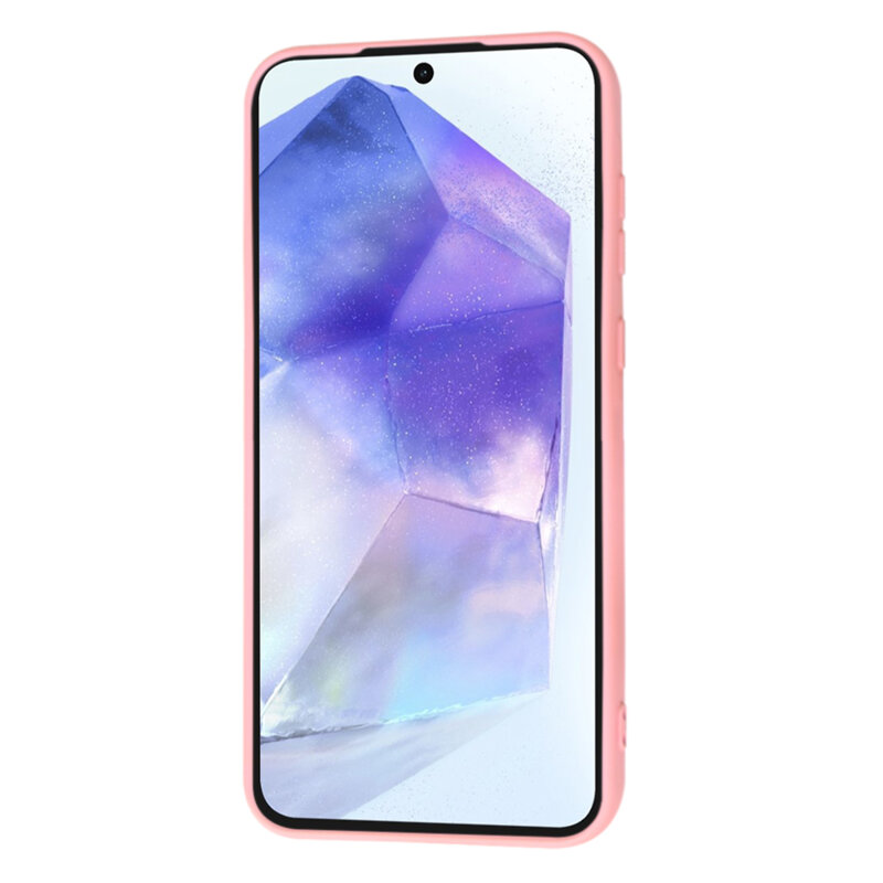 Husa silicon Samsung Galaxy A55 5G Techsuit SoftFlex, roz