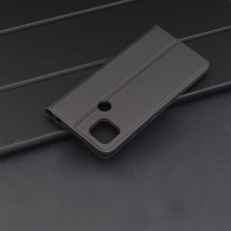 Husa Xiaomi Redmi 9C NFC Techsuit Magskin Book, negru