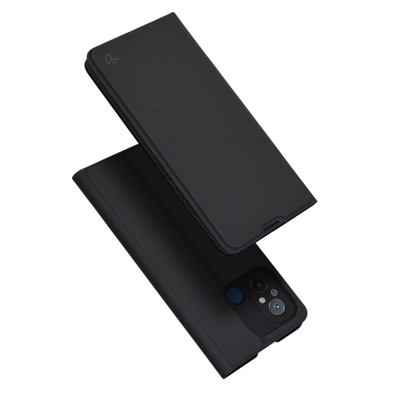 Husa Xiaomi Redmi 12C Techsuit Magskin Book, negru