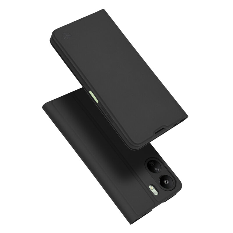 Husa Xiaomi Redmi 13C 4G Techsuit Magskin Book, negru