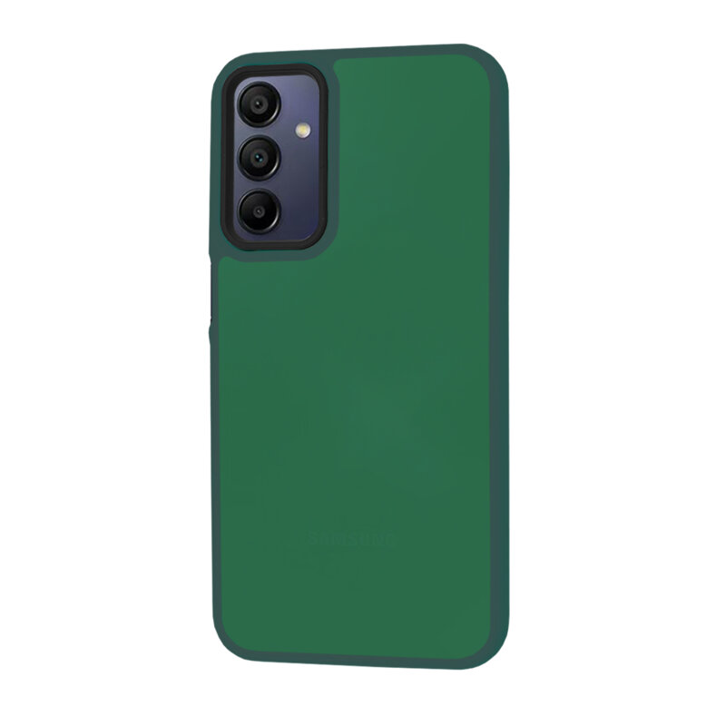 Husa Samsung Galaxy A15 4G Techsuit HaloFrost Series, verde inchis