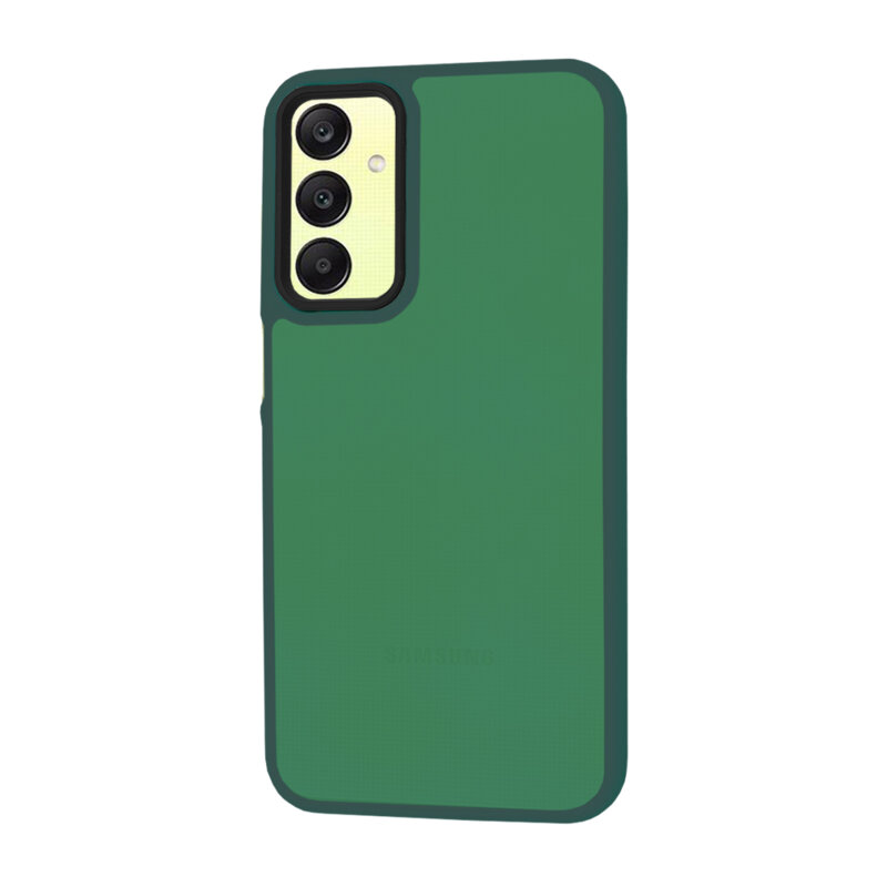 Husa Samsung Galaxy A25 5G Techsuit HaloFrost Series, verde inchis