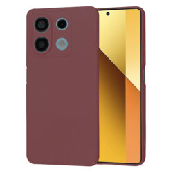 Husa silicon Xiaomi Redmi Note 13 5G Techsuit SoftFlex, bordo