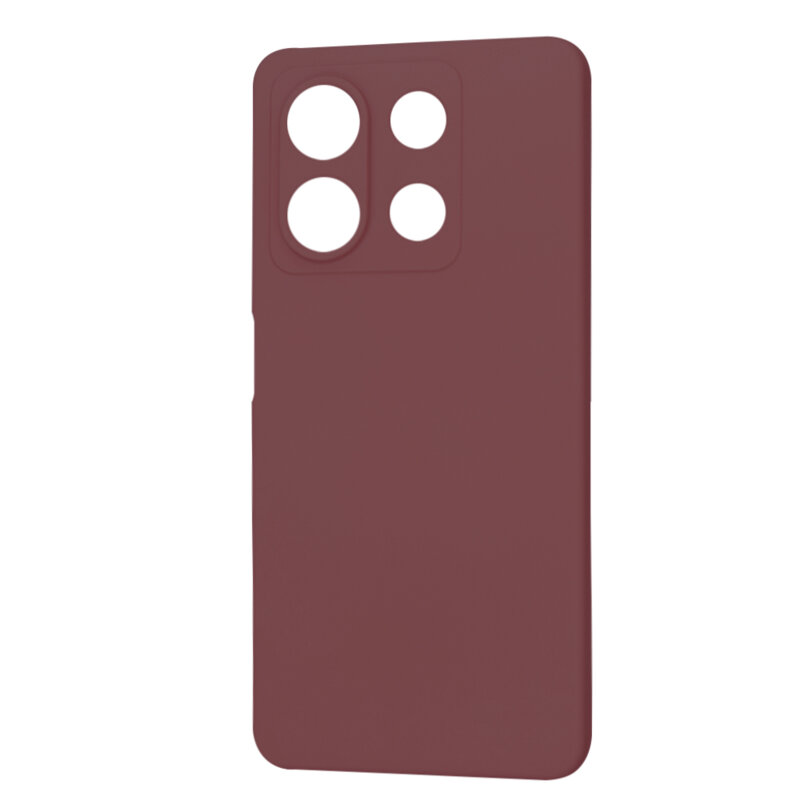 Husa silicon Xiaomi Redmi Note 13 5G Techsuit SoftFlex, bordo