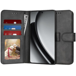 Husa 360 Realme GT 6 Techsuit Diary Book, negru