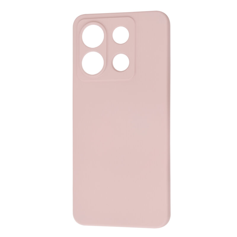 Husa silicon Xiaomi Redmi Note 13 Pro 5G Techsuit SoftFlex, roz pudra