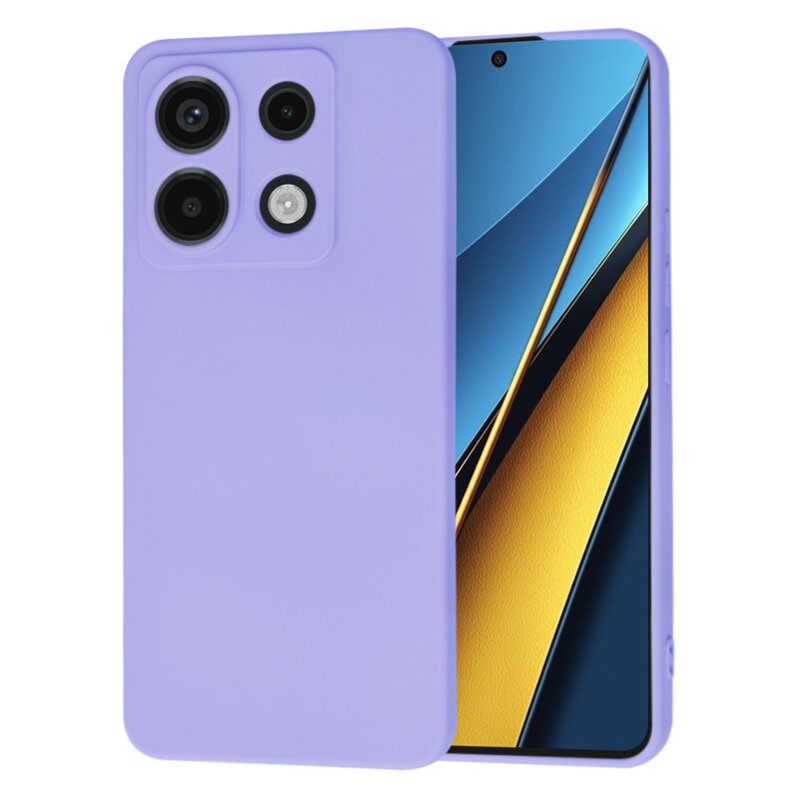 Husa silicon Xiaomi Poco X6 Techsuit SoftFlex, violet