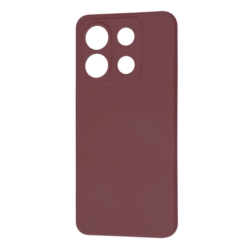 Husa silicon Xiaomi Poco X6 Techsuit SoftFlex, bordo