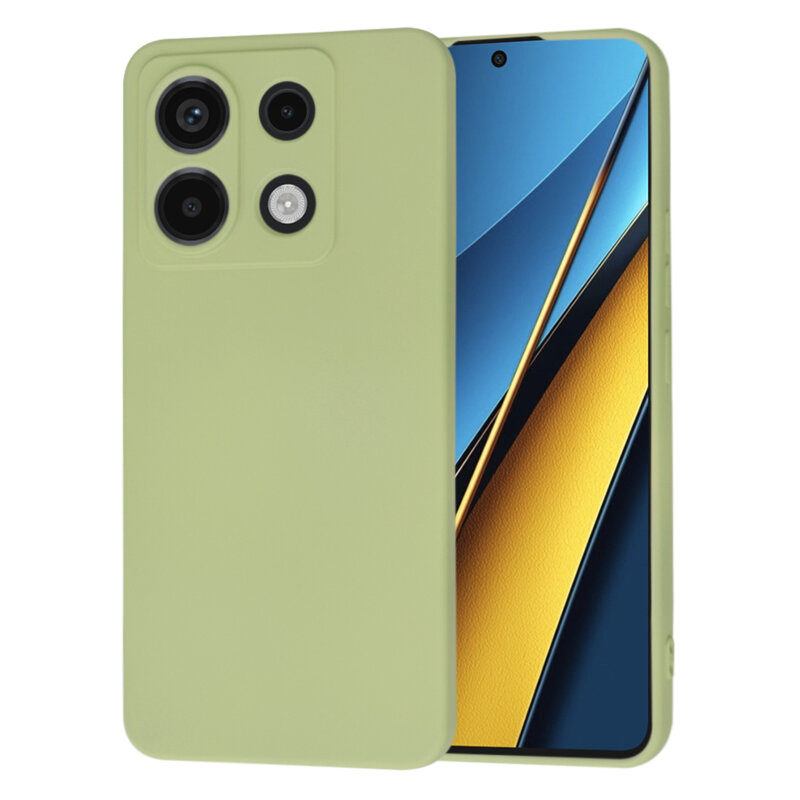 Husa silicon Xiaomi Poco X6 Techsuit SoftFlex, verde